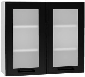 Kuchynská skrinka Emily Ws80 čierny hrášok