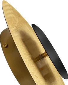 Toolight Toolight, LED nástenné svietidlo, 13W, APP1270, čierna-zlatá, OSW-06583