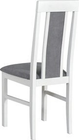 Sconto Jedálenská stolička NILA 2 sivá/biela