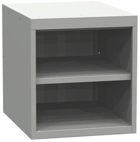 Závesný dielenský box na náradie KOVONA, otvorený, 527 x 480 x 610 mm