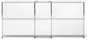 Kovová odkladacia skrinka »CN3« so 4 výklopnými priehradkami, biela