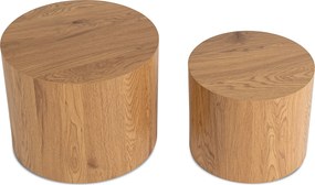 Set 2 ks konferenčných stolíkov Liloo (dub) . Akcia -18%. Vlastná spoľahlivá doprava až k Vám domov. 1129184