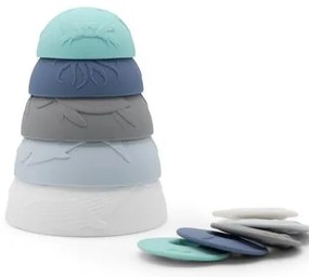 Silikónové stohovacie poháre, oceán