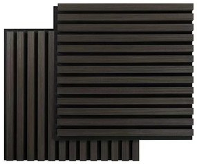 Fibrotech Akustický obkladový panel Square, MDF, 520 × 520 × 22 mm, dub dymový
