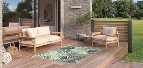 Balta, TRHÁK: Kusový koberec Star 19433-062 - na von aj na doma, 160x230, zelená, chodba / predsieň