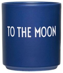DESIGN LETTERS Porcelánový hrnček To the Moon Dark Blue 300 ml
