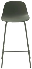 Kaki plastová barová stolička 92,5 cm Whitby – Unique Furniture