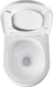 BPS-koupelny Závesná WC misa so SoftClose sedadlom HYD-4668, biela