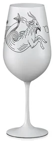 Crystalex pohár Zverokruhy Kozorožec biela 550 ml