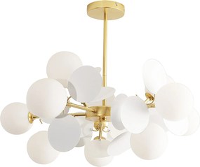 Toolight Toolight, stropné svietidlo 12xE27 APP1565-12, zlatá lesklá, OSW-06327