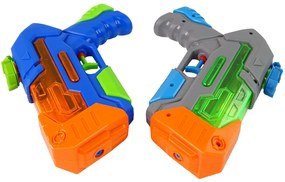 Lean Toys Súprava 2 vodných pištolí – sivá a modrá