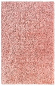Chlpatý koberec s vysokým vlasom ružový 200x290 cm 50 mm