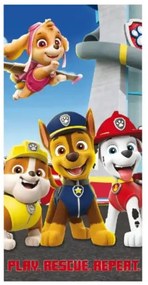 Detská osuška PAW PATROL modrá 70X140cm Faro