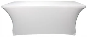 JAKS Návlek na cateringový stôl 180 x 75 cm biely