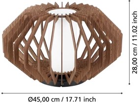 Eglo 900385 - Stropné svietidlo RUSTICARIA 1xE27/40W/230V