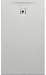 LAUFEN Pro obdĺžniková sprchová vanička z materiálu Marbond, odtok na kratšej strane, 1200 x 700 x 38 mm, svetlá šedá, H2129510770001