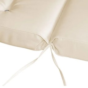 InternetovaZahrada 6 x poduška Velus 120x45x5 cm - krémová