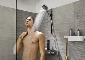 Hansgrohe WallStoris, posuvný jazdec, čierna matná, HAN-27917670
