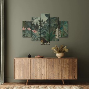 Obraz - Henri Rousseau, The Equatorial Jungle, reprodukcia (150x105 cm)