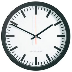 Stanične nástenné DCF hodiny BK, 30 cm