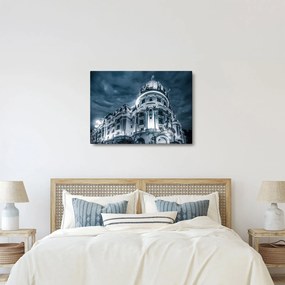 Obraz architektúry v tme (70x50 cm)