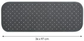 Spirella Protiskluzová podložka do vany CLASSPremium, šedá, 36 x 97 cm
