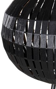 Moderná stojaca lampa trojnožka čierna - Zoë