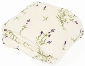 Baránková deka mikroplyš Exclusive 220 × 200 cm – Levanduľa 02