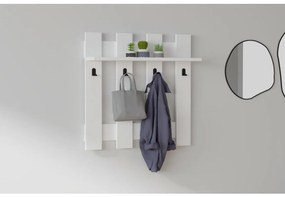 Nástenný vešiak CARINA 70x70 cm biela