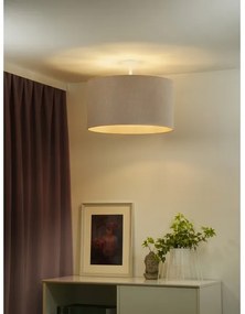 Duolla - Prisadený luster ROLLER ECO RECYCLING 1xE27/15W/230V pr. 45 cm krémová