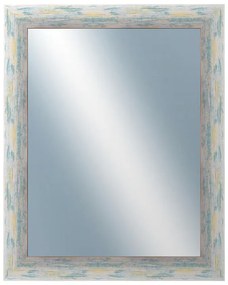 DANTIK - Zrkadlo v rámu, rozmer s rámom 40x50 cm z lišty PAINT zelená veľká (2964)