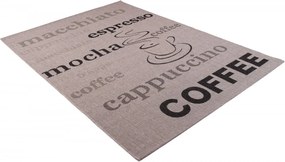 TA Koberec 20220 Strieborná / čierna