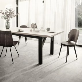 PVC podlaha Hightex Washed Oak 090 sivá / krémová