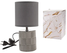 Keramická stolná lampa Dark 27 cm, tmavo šedá