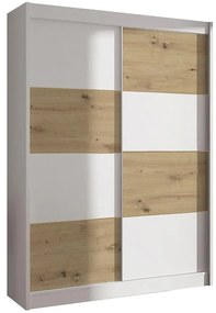 Skriňa DUO 150 biela/artisan