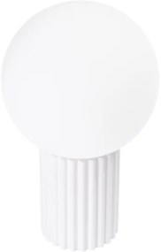 Sollux SL.1711 - Stolná lampa HALO 1xG9/8W/230V pr. 12 cm biela