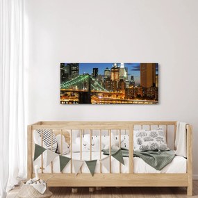 Obraz - Most s New Yorkom (120x50 cm)