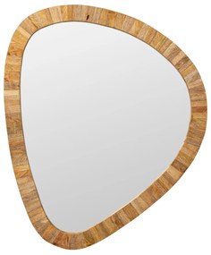 Bora nástenné zrkadlo béžové 65x77 cm