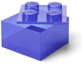 Fialový plastový detský úložný box 25x25x18 cm – LEGO®