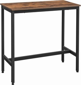 XXXLutz BAROVÝ STÔL, hnedá, čierna, 100/40/90 cm Boxxx - Online Only jedálne - 002543003501