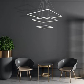 Závesné LED svietidlo Nix, 3x LED 117w, 3000k, w