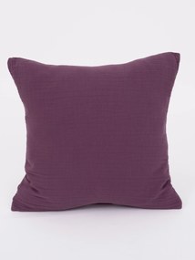 Mušelínová obliečka na vankúš 40 × 40 cm – Alexia ametystová