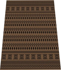 BE Koberec Eqos 0002 BROWN – hnedý obdĺžnikový Rozmer: 160x220 cm