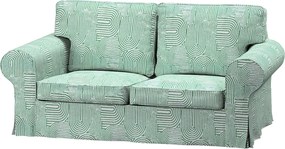 Poťah na sedačku Ektorp (rozkladacia, pre 2 osoby) NOVÝ MODEL 2012 farba produktu zelená látka zapletaná, vzorované