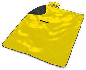 Sablio Plážová deka Žltá 2: 200x140 cm