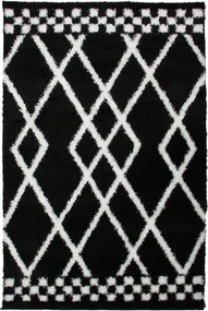 Koberec Boho 656 BLACK/CREAM rozmery koberec: 200x290 cm
