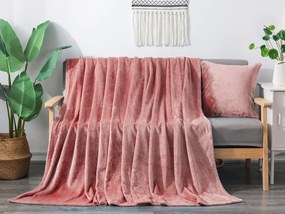 XPOSE® Detská mikroplyšová deka Exclusive - staroružová 130x180 cm