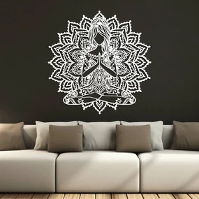 DUBLEZ | Boho mandala na stenu - Jogínka