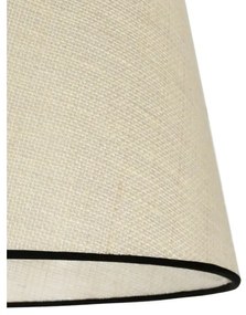 Duolla - Luster na lanku YUTE 1xE27/15W/230V pr. 38 cm šedá/čierna