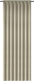 Záves OXFORD 140x270 cm, svetlobéžový Zavesenie: Riasiaca páska